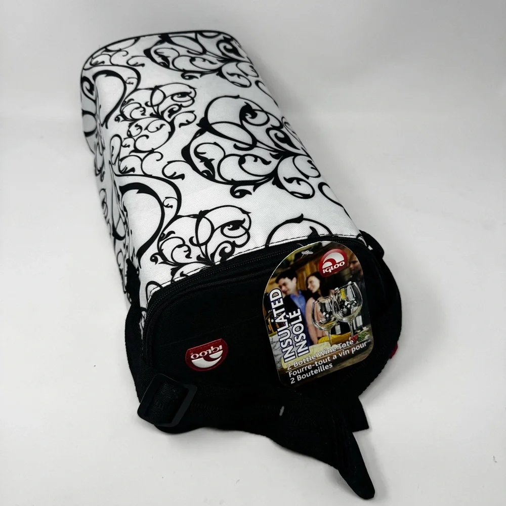 NEW IGLOO Insulated Wine Tote Cooler Bag 2 Wines